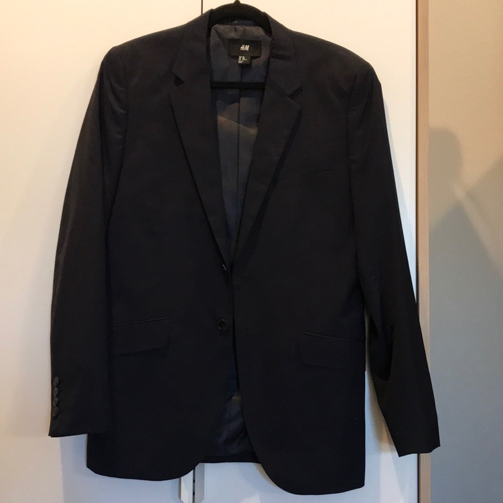 H&M blazer navy blue